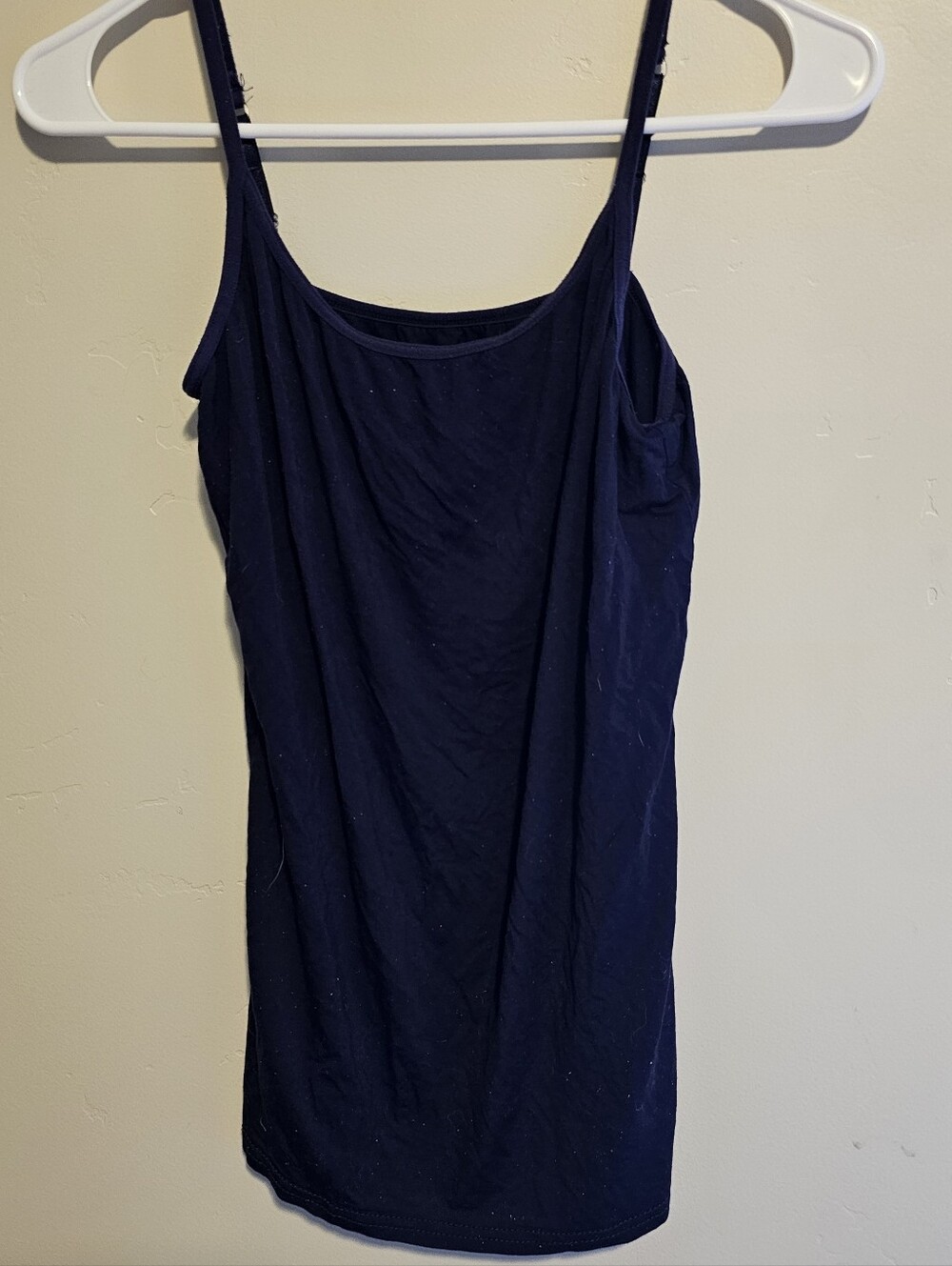 Navy Blue Spaghetti Strap Tank Top